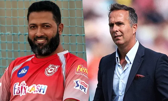 Wasim Jaffer and Michael Vaughan