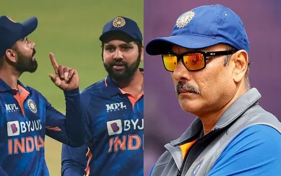 Virat Kohli, Rohit Sharma, Ravi Shastri