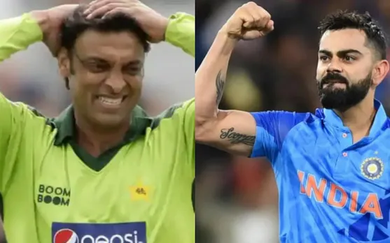 Shoaib Akhtar and Virat Kohli