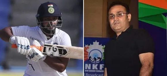 Virender Sehwag and Rishabh Pant