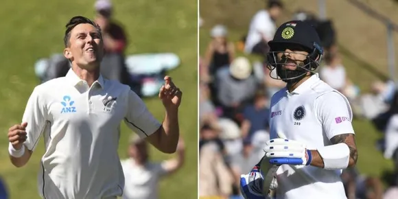 Virat Kohli and Trent Boult