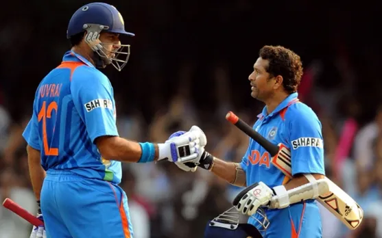 Sachin Tendulkar and Yuvraj Singh