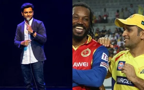 Kenny Sebestian, Chris Gayle, MS Dhoni