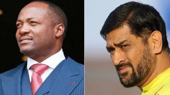 Brian Lara and MS Dhoni