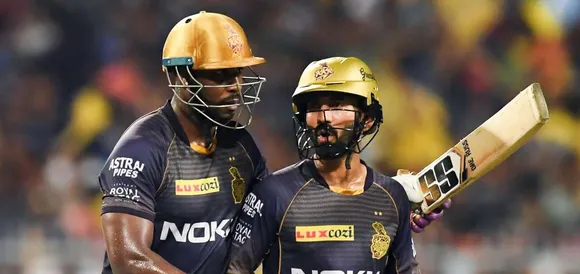 Andre Russell and Dinesh Karthik