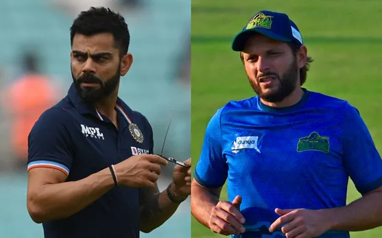 Virat Kohli, Shahid Afridi