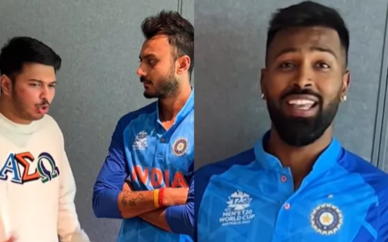 Hardik Pandya and Axar Patel for India