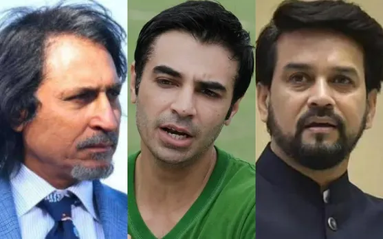 Ramiz Raja, Salman Butt, and Anurag Thakur