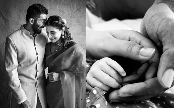 Jasprit Bumrah and his wife Sanjana Ganesan