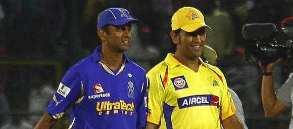 MS Dhoni and Rahul Dravid
