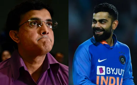 Virat Kohli and Sourav Ganguly