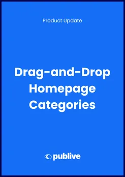 Drag-and-Drop Homepage Categories Product Update