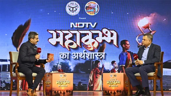 NDTV-hosts-Mahakumbh-Ka-Arthashastra
