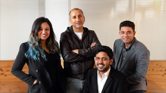 From L to R Moumita Majumdar, Anupam Gurani, Siddharth Tripathi, Manu Madan