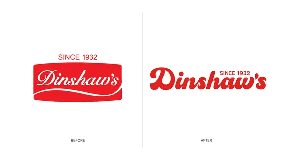 Dinshaw's Logo befor & after
