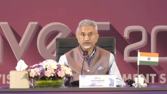 External Affairs Minister addresses Global Media Dialogue at WAVES 2025 on Friday, May 2, 2025.