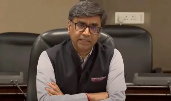 Foreign Secretary Vikram Misri addressing his last press conference in New Delhi on Saturday, May 10, 2025.