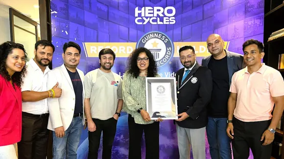 Hero Cycles and WPP Media set Guinness World Record with ‘Har Gully Hero’ campaign
