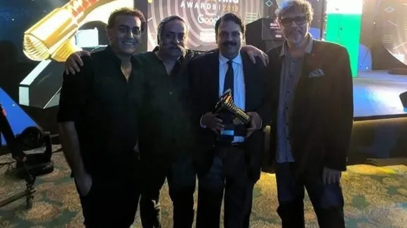 A file photo of Azazul Haque (left) with the late Piyush Pandey