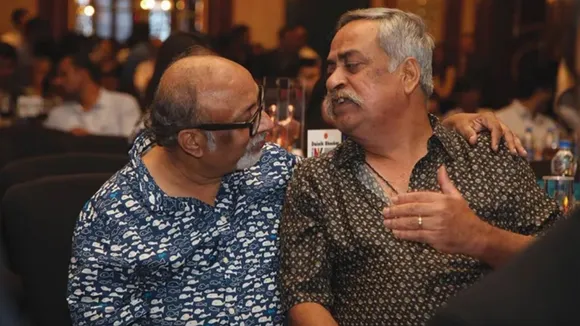A file photo of KV Sridhar with Piyush Pandey