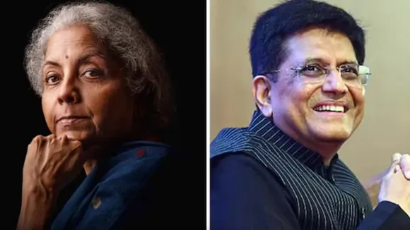 Nirmala Sitharaman and Piyush Goyal