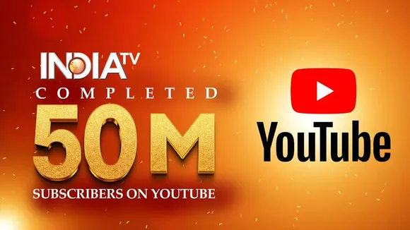 India-TV-crosses-50-million-subscribers-on-YouTube