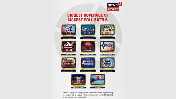 News18 Tamil Nadu unveils election programming lineup
