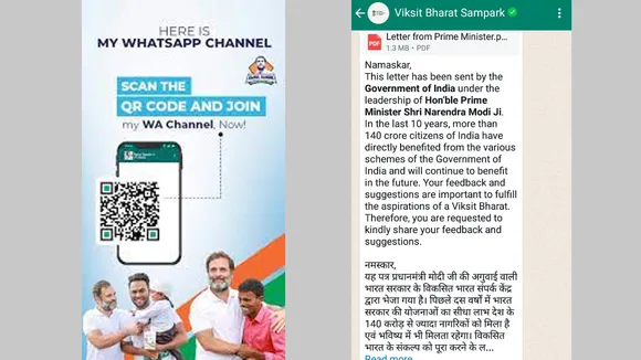 Political parties opt for WhatsApp