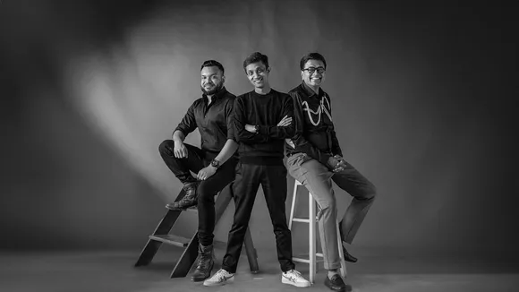 (L-R) Rishi Sen, Shreyansh Baid, Fanindra Jain