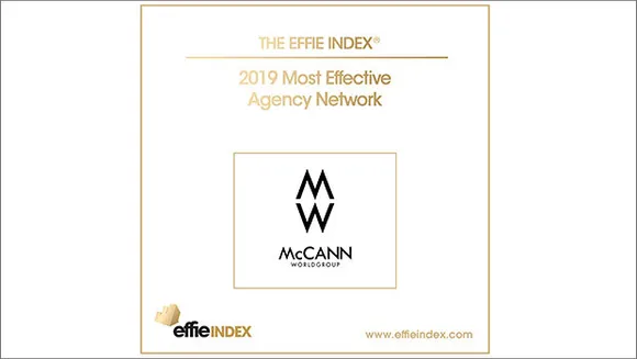 McCann Delhi is most effective agency in India, APAC; Medulla tops independents in 2019 Effie Index