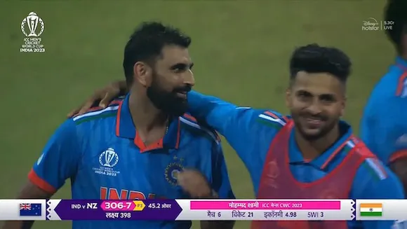 Disney+ Hotstar records 5.3 crore peak concurrent viewers during India-NZ semifinal of World Cup 2023