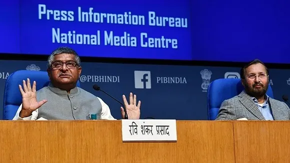 I&B Minister Prakash Javadekar and IT Minister Ravi Shankar Prasad resign
