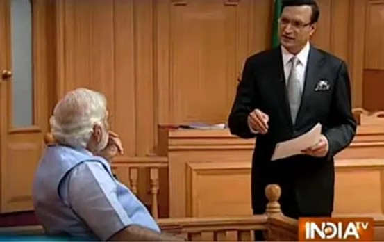 Rajat Sharma scoops Narendra Modi's interview in 'Aap Ki Adalat'