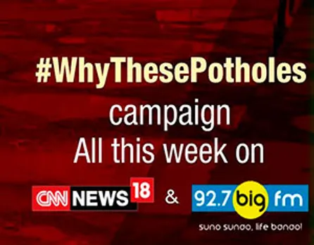 Join CNN-News18 and 92.7 Big FM's battle against potholes