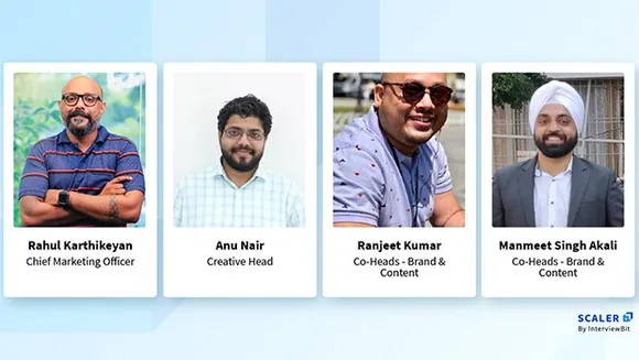 Edtech start-up Scaler strengthens its marketing and creative team