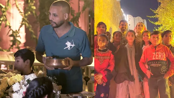 Why did Dentsu Creative bring Robin Hood Army to actor Hansika Motwani's wedding