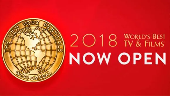 New York Festivals calls for entries for 2018 TV & Films Awards