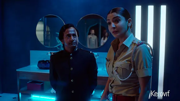Kerovit launches campaign with Anushka Sharma in cop's avatar