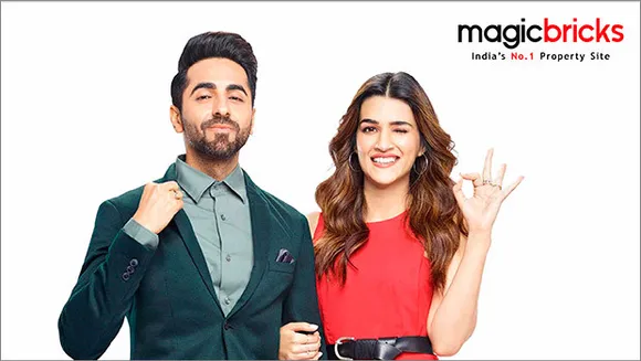 Magicbricks signs Ayushmann Khurrana and Kriti Sanon as brand ambassadors