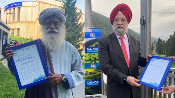 Harpic News18 Mission Paani preamble showcased at WEF Davos 2022