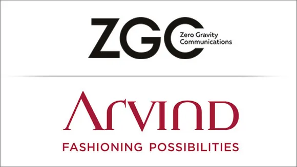Zero Gravity Communications bags digital mandate of Arvind's B2C business of Shirting & Suiting Fabrics and The Arvind Store