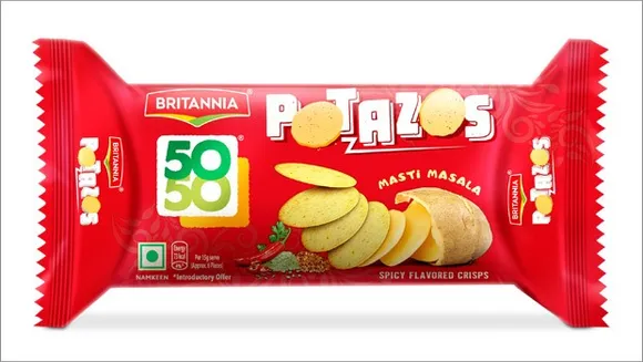 Britannia 50-50 enters fusion snacking space with 50-50 Potazos!