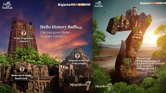 Kajaria Ply and Laminates celebrates India's Temple heritage with 'Magnificent 7'