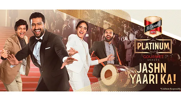 Vicky Kaushal is face of McDowell's No.1 Platinum Gourmet Snacks' 'Jashn Yaari Ka' campaign 