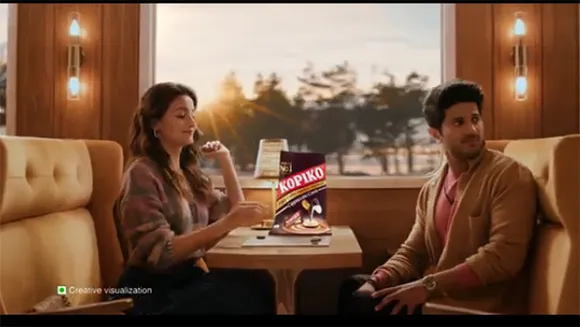 Alia and Dulquer play Tic-Tac-Toe with Kopiko as part of the 'Coffee-licious' campaign