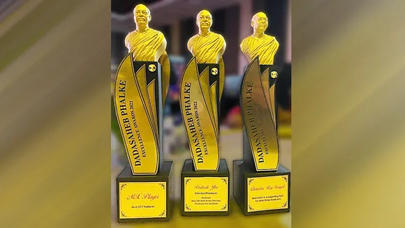 MX Player wins Best OTT Platform at the Dadasaheb Phalke Excellence Awards 2022
