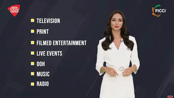 India Today's AI anchor Sana reads segment-wise insights into EY report