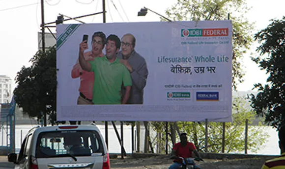 IDBI Federal creates outdoor buzz for 'Lifesurance Whole Life' across 100 locations