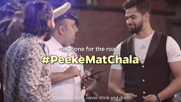Ola literally shows the perils of drinking and driving
