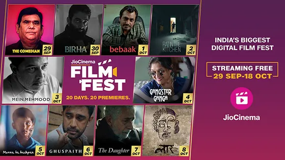JioCinema's digital film festival to begin September 29
